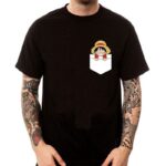 T-Shirt One Piece Luffy Poche