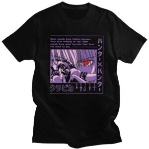 T-Shirt Hunter X Hunter Kurapika Noir