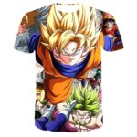 T-Shirt Dragon Ball Z Guerrier Saiyan