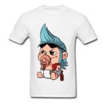 T-Shirt One Piece Bébé Franky Blanc