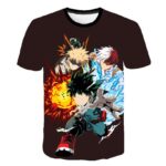 T-Shirt MHA Izuku x Shoto x Katsuki