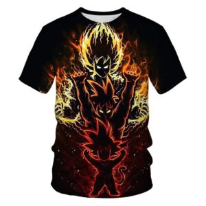 T-Shirt Dragon Ball Z Goku Evolution