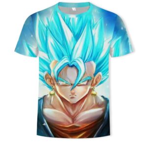 T-Shirt DBZ Vegeto Super Saiyan Blue