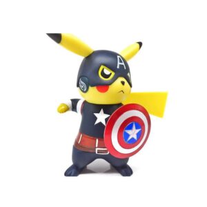 Figurine Pokémon Pikachu Captain America