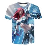 T-Shirt Fairy Tail Erza Armure de la Nature