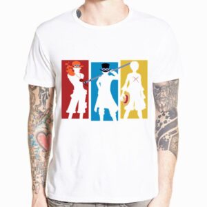 T-Shirt One Piece Sabo x Luffy x Ace