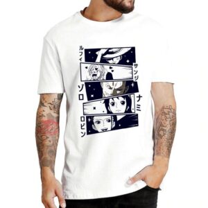 T-Shirt One Piece Protagonistes Principaux