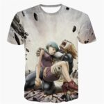 T-Shirt DBS Vegeta et Bulma