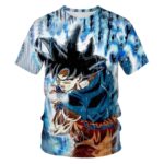 T-Shirt DBS Goku Maîtrise des Mouvements Instinctifs