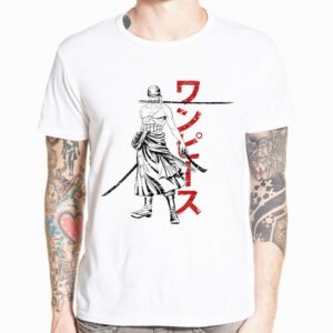 T-Shirt One Piece Zoro Kanji