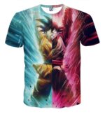 T-Shirt DBS Black Goku vs Goku