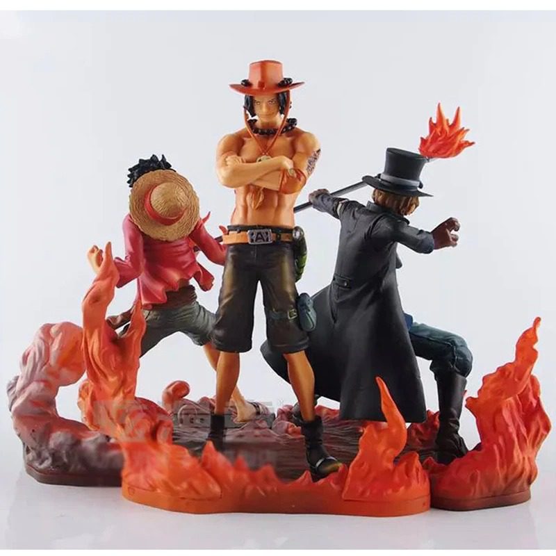 Figurine One Piece Luffy x Sabo x Ace