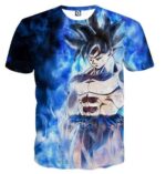 T-Shirt DBS Goku Réflexe Transcendantal