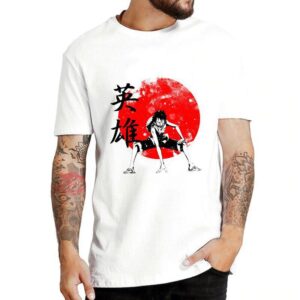 T-Shirt One Piece Luffy Kanji