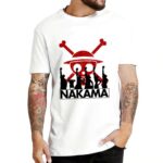T-Shirt One Piece Nakama Blanc