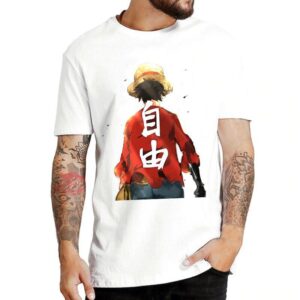 T-Shirt One Piece Luffy Peint