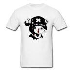 T-Shirt One Piece Chopper Noir et Blanc