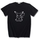 T-Shirt Pokémon Pikachu Noir