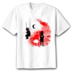 T-Shirt Naruto et Sasuke Solitaire