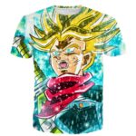 T-Shirt DBS Mirai Trunks Ssj Ikari