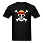 T-Shirt One Piece Drapeau Pirate Luffy