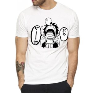 T-Shirt One Piece Luffy Endormi