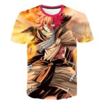 T-Shirt Fairy Tail Natsu Mage de Feu