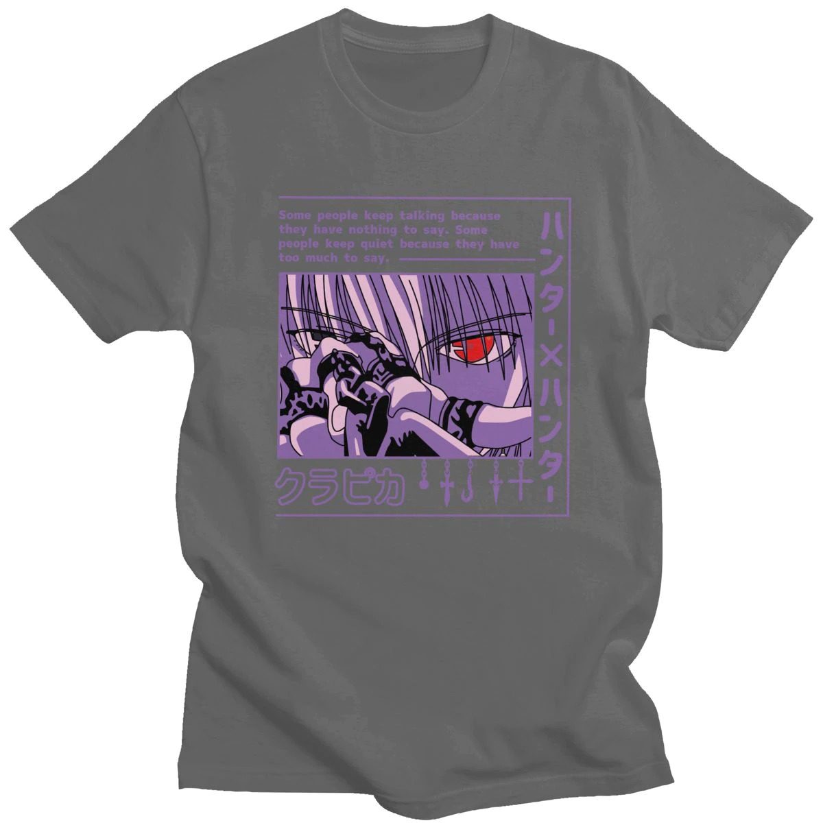 T-Shirt Hunter X Hunter Kurapika Gris