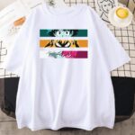 T-Shirt MHA Femme Shoto x Izuku x Katsuki Blanc