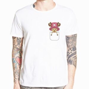 T-Shirt One Piece Tony-Tony Chopper Poche