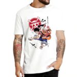 T-Shirt One Piece Luffy Attaque