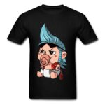 T-Shirt One Piece Bébé Franky Noir