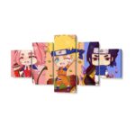 Tableau Naruto Équipe 7 Chibi