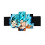 Tableau DBS Goku et Vegeta SSGSS