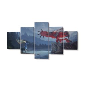 Tableau Pokémon Yveltal x Xerneas