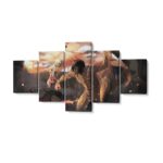 Tableau SNK Titan Assaillant vs Titan Féminin