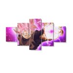 Tableau DBS Black Goku Rose