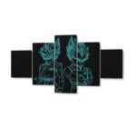 Tableau Dragon Ball Z Goku x Vegeta Art