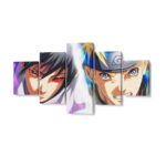 Tableau Naruto et Sasuke Frère