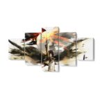 Tableau L’Attaque Des Titans Mikasa Dessin