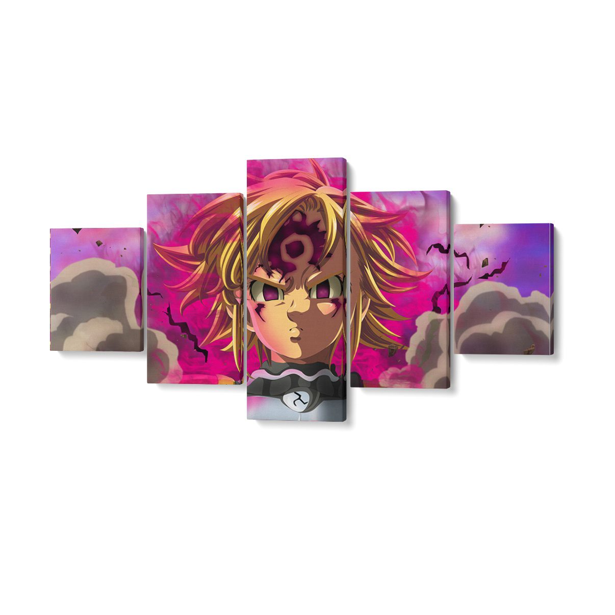 Tableau Seven Deadly Sins Meliodas Démon