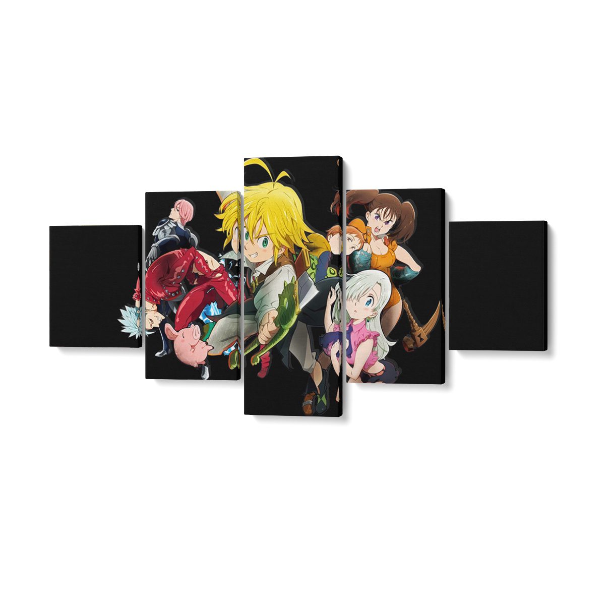 Tableau Seven Deadly Sins les 7 Péchés Capitaux
