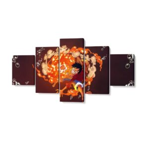 Tableau One Piece Poing de Feu