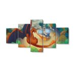 Tableau Pokémon Dracaufeu vs Tortank