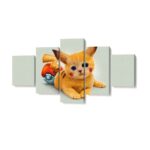 Tableau Pokémon Pikachu Réaliste
