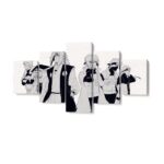 Tableau Naruto Noir et Blanc
