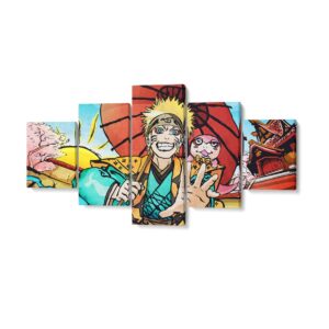 Tableau Naruto Psychédélique