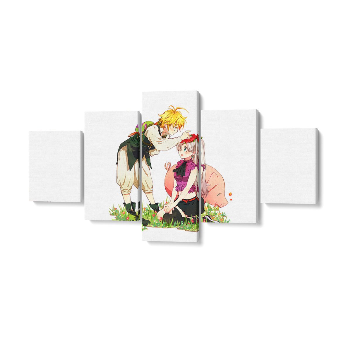 Tableau Seven Deadly Sins Meliodas x Elizabeth