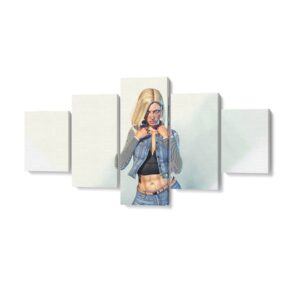 Tableau Dragon Ball Z C-18 Réaliste