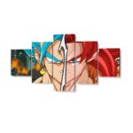 Tableau Dragon Ball Super Vegeto x Gogeta